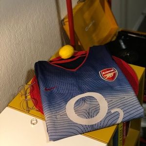 Vintage O2 Arsenal Jersey 02/03 Away